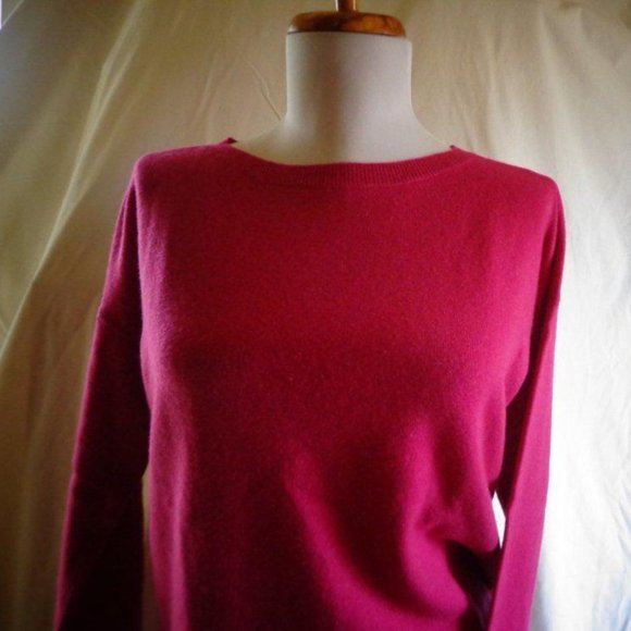 TALBOTS 100% Cashmere Round Neck Sweater Size M - Picture 6 of 8